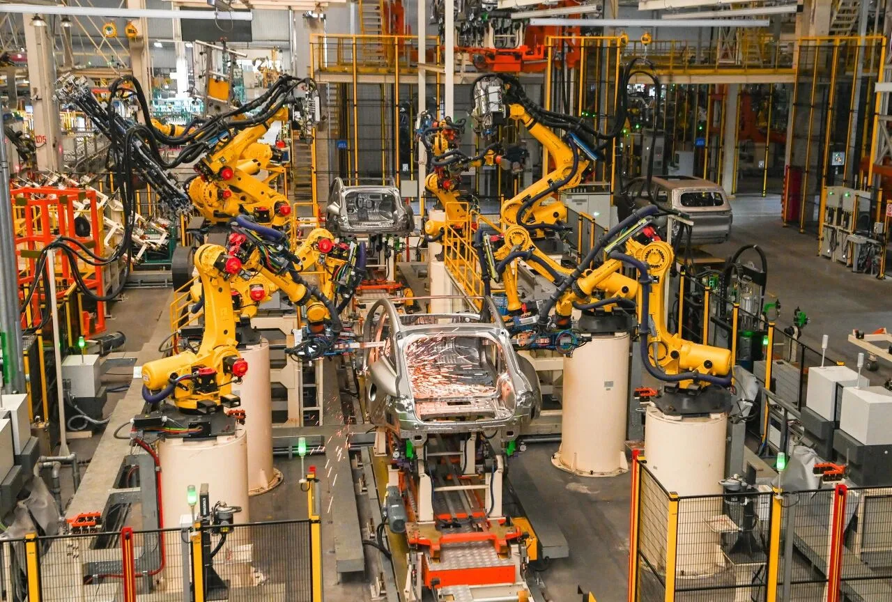 Automated welding line